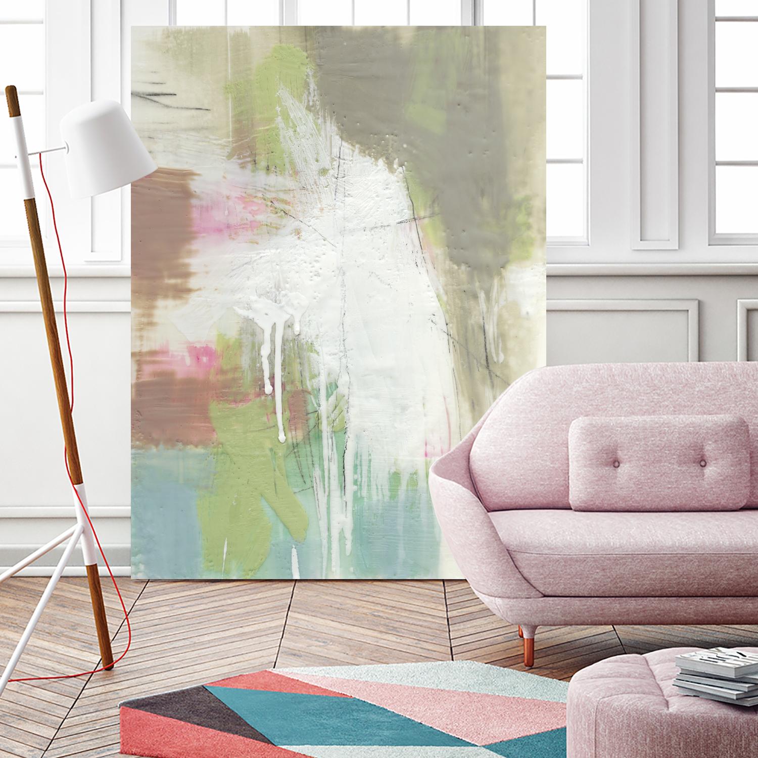 Retro Splash I by Jennifer Goldberger on GIANT ART - abstract