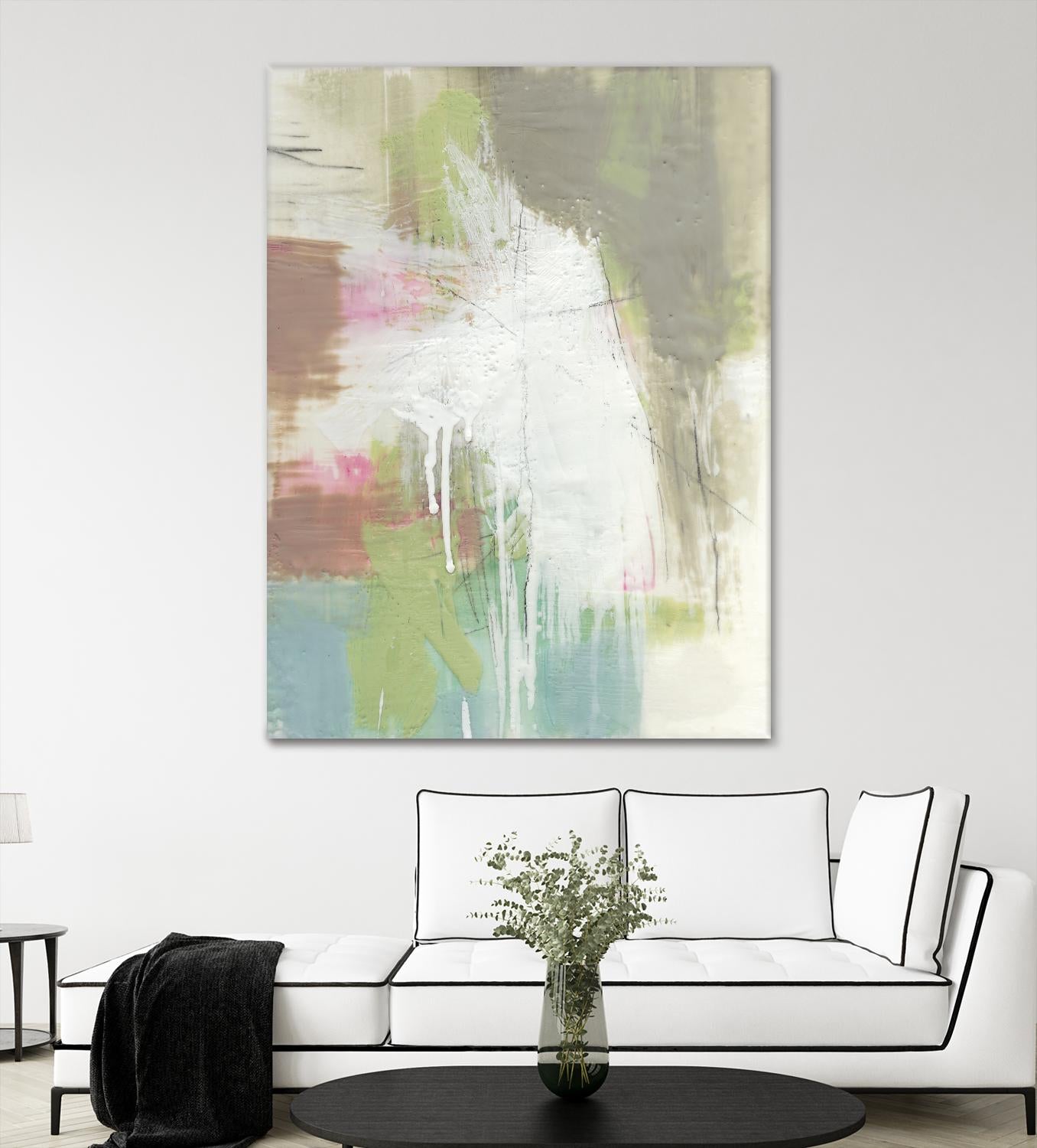 Retro Splash I by Jennifer Goldberger on GIANT ART - abstract