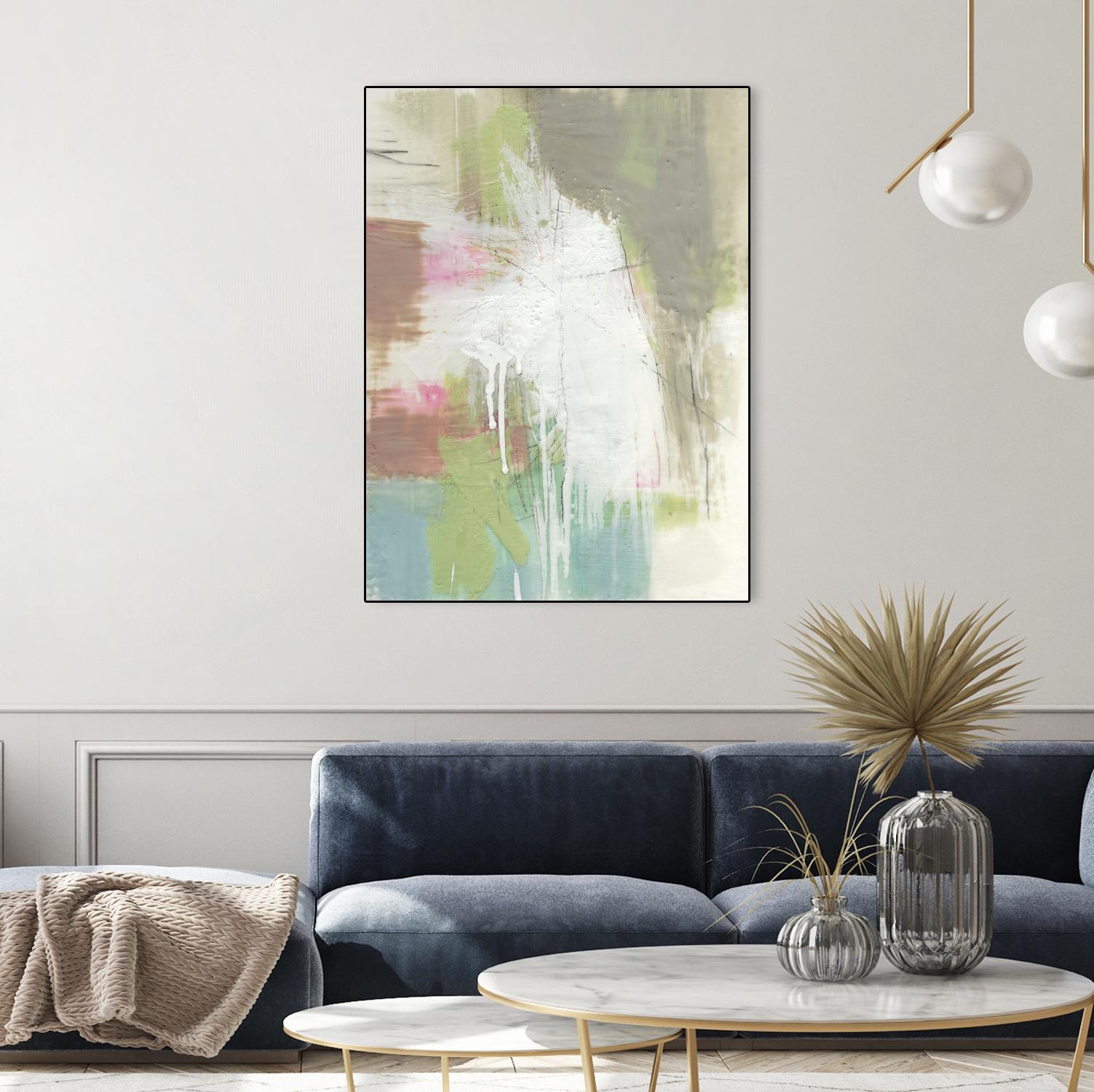 Retro Splash I by Jennifer Goldberger on GIANT ART - abstract