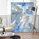Subtle Blues II by Regina Moore on GIANT ART - blue abstract