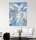 Subtle Blues II by Regina Moore on GIANT ART - blue abstract