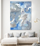 Subtle Blues II by Regina Moore on GIANT ART - blue abstract
