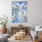 Subtle Blues II by Regina Moore on GIANT ART - blue abstract