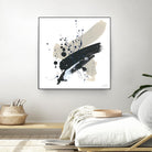 Kanji II by June Erica Vess on GIANT ART - blue abstract