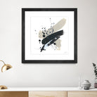 Kanji II by June Erica Vess on GIANT ART - blue abstract