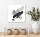 Kanji II by June Erica Vess on GIANT ART - blue abstract