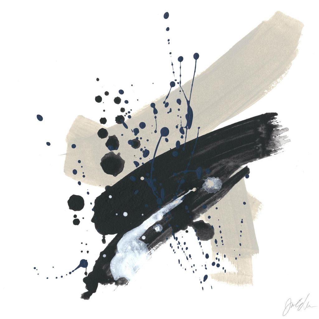 Kanji II by June Erica Vess on GIANT ART - blue abstract