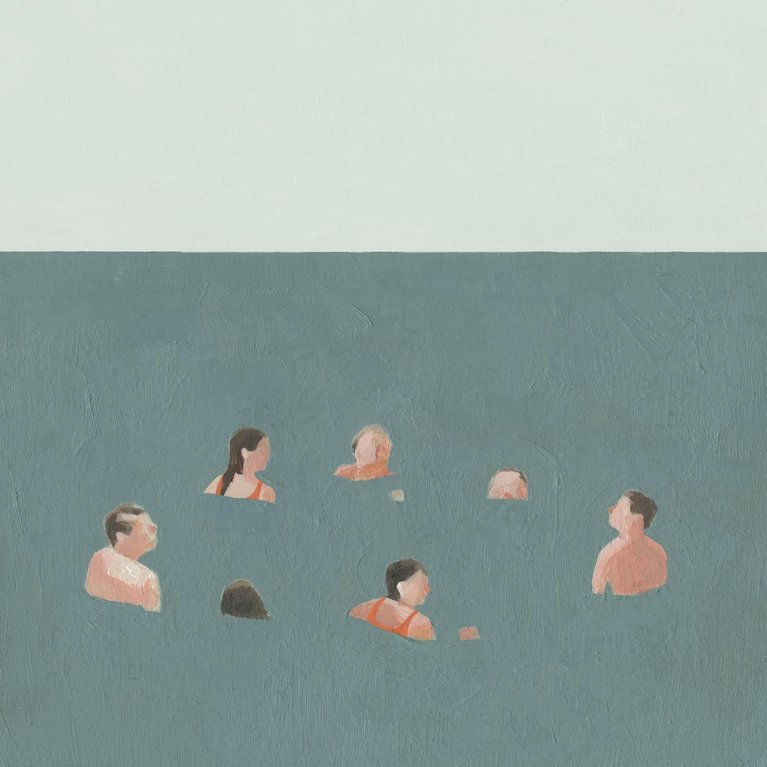 The Swimmers I by Emma Scarvey on GIANT ART - green tropical