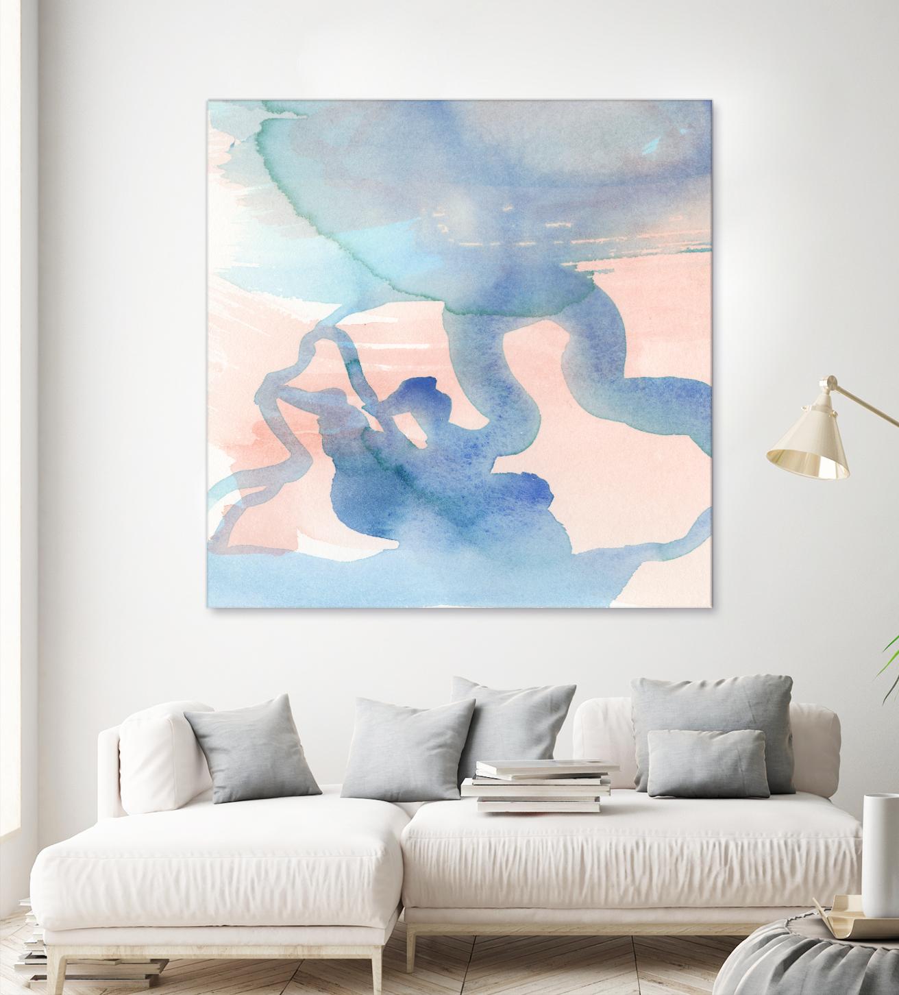 Suffusion III by Jamie Douglas on GIANT ART - blue abstract