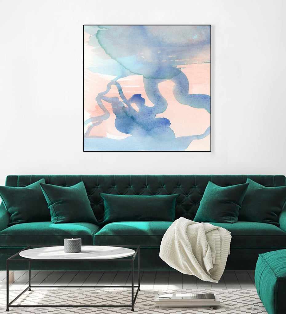Suffusion III by Jamie Douglas on GIANT ART - blue abstract