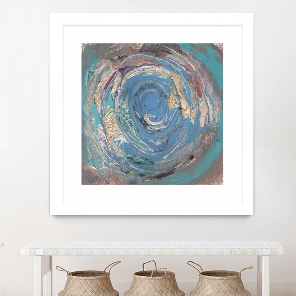 Space Oddity I by Alicia Ludwig on GIANT ART - blue abstract