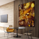 Chestnut Illumination II by Regina Moore on GIANT ART - brown abstract
