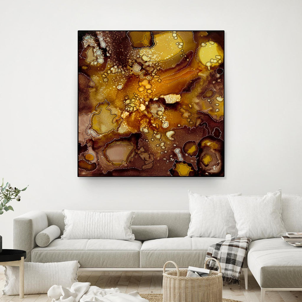 Chestnut Illumination II by Regina Moore on GIANT ART - brown abstract