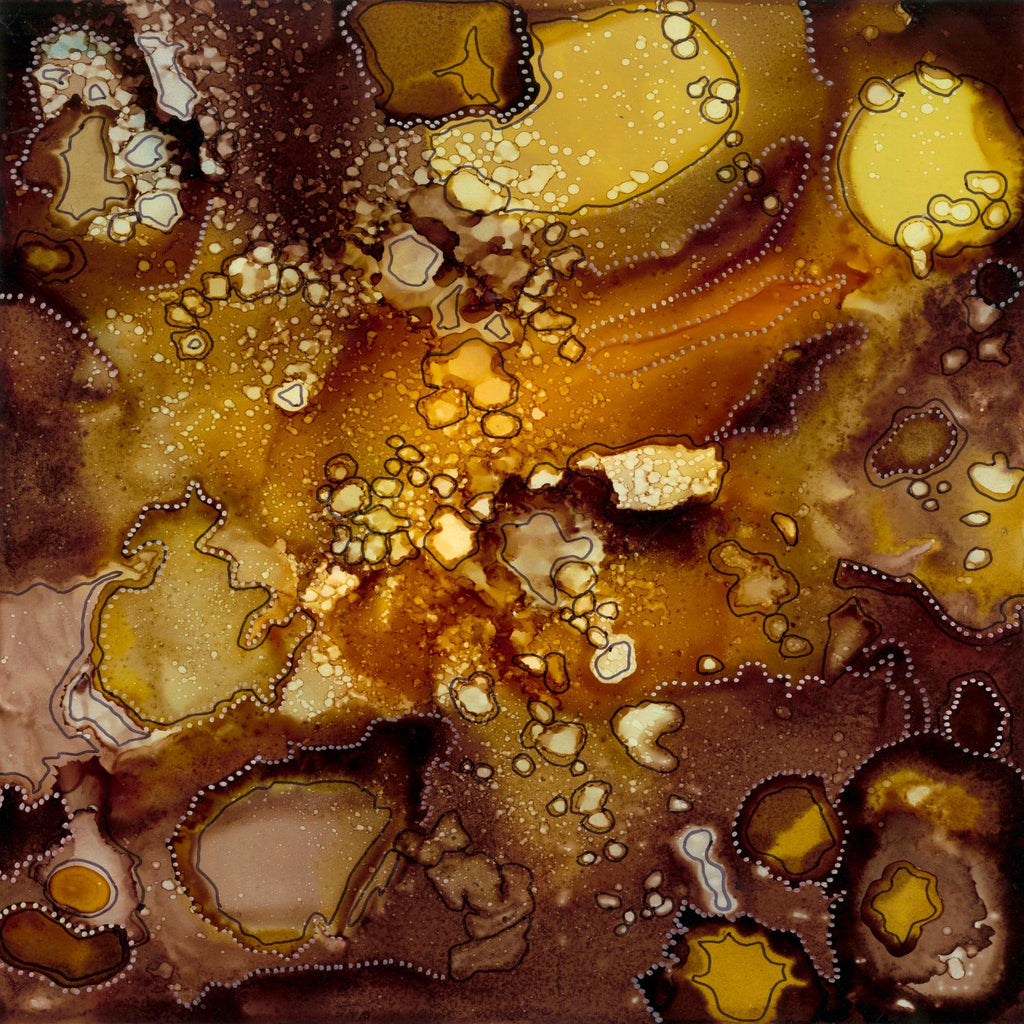 Chestnut Illumination II de Regina Moore sur GIANT ART - abstrait brun
