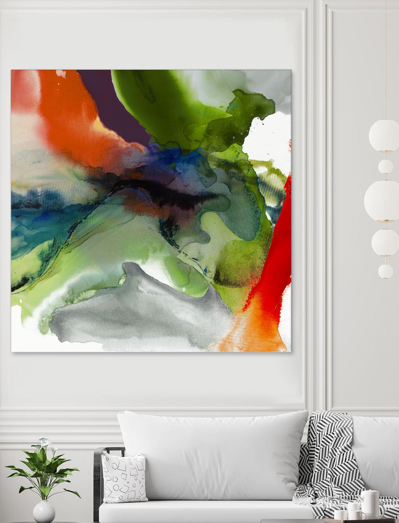 Vibrant Terrain II by Sisa Jasper on GIANT ART - abstract