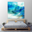 Ephemeral Blue I by Sisa Jasper on GIANT ART - blue abstract