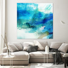 Ephemeral Blue I by Sisa Jasper on GIANT ART - blue abstract