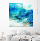 Ephemeral Blue I by Sisa Jasper on GIANT ART - blue abstract