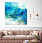 Ephemeral Blue I by Sisa Jasper on GIANT ART - blue abstract