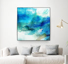 Ephemeral Blue I by Sisa Jasper on GIANT ART - blue abstract