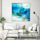 Ephemeral Blue I by Sisa Jasper on GIANT ART - blue abstract