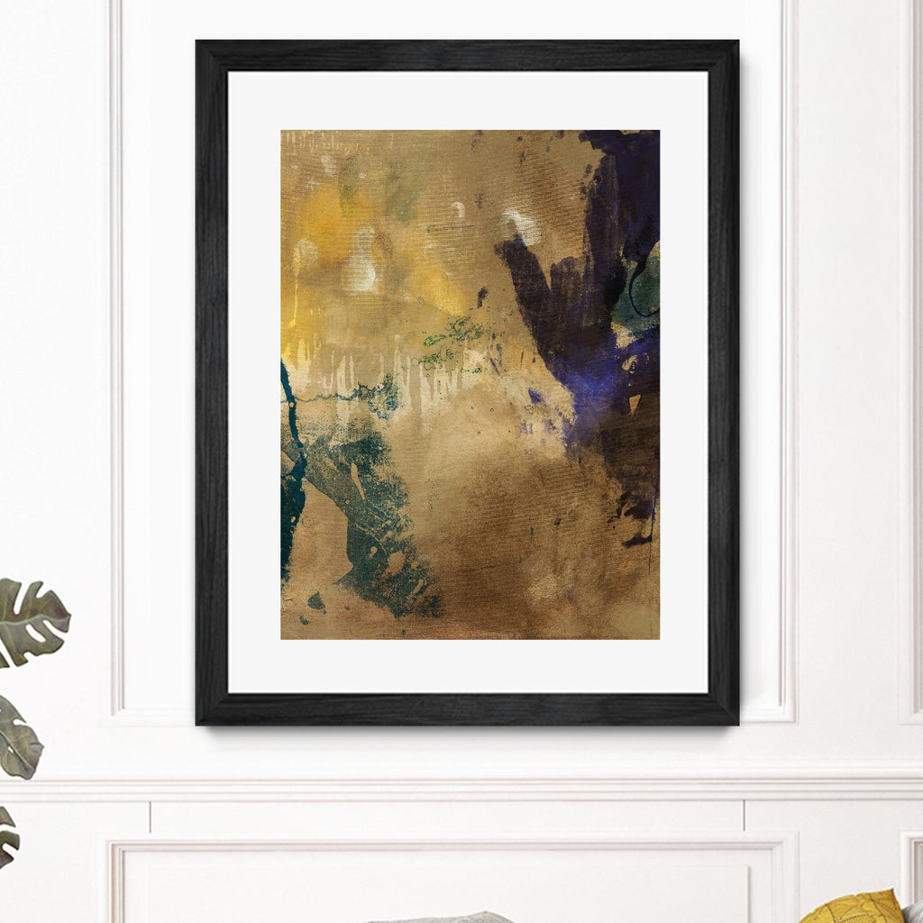 Amber Haze I by Sisa Jasper on GIANT ART - brown abstract