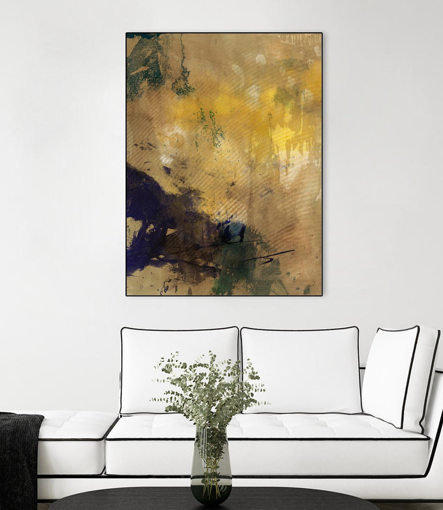 Amber Haze II by Sisa Jasper on GIANT ART - brown abstract