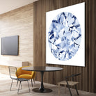Diamond Drops II by Grace Popp on GIANT ART - blue abstract