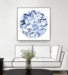 Diamond Drops II by Grace Popp on GIANT ART - blue abstract