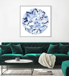 Diamond Drops II by Grace Popp on GIANT ART - blue abstract