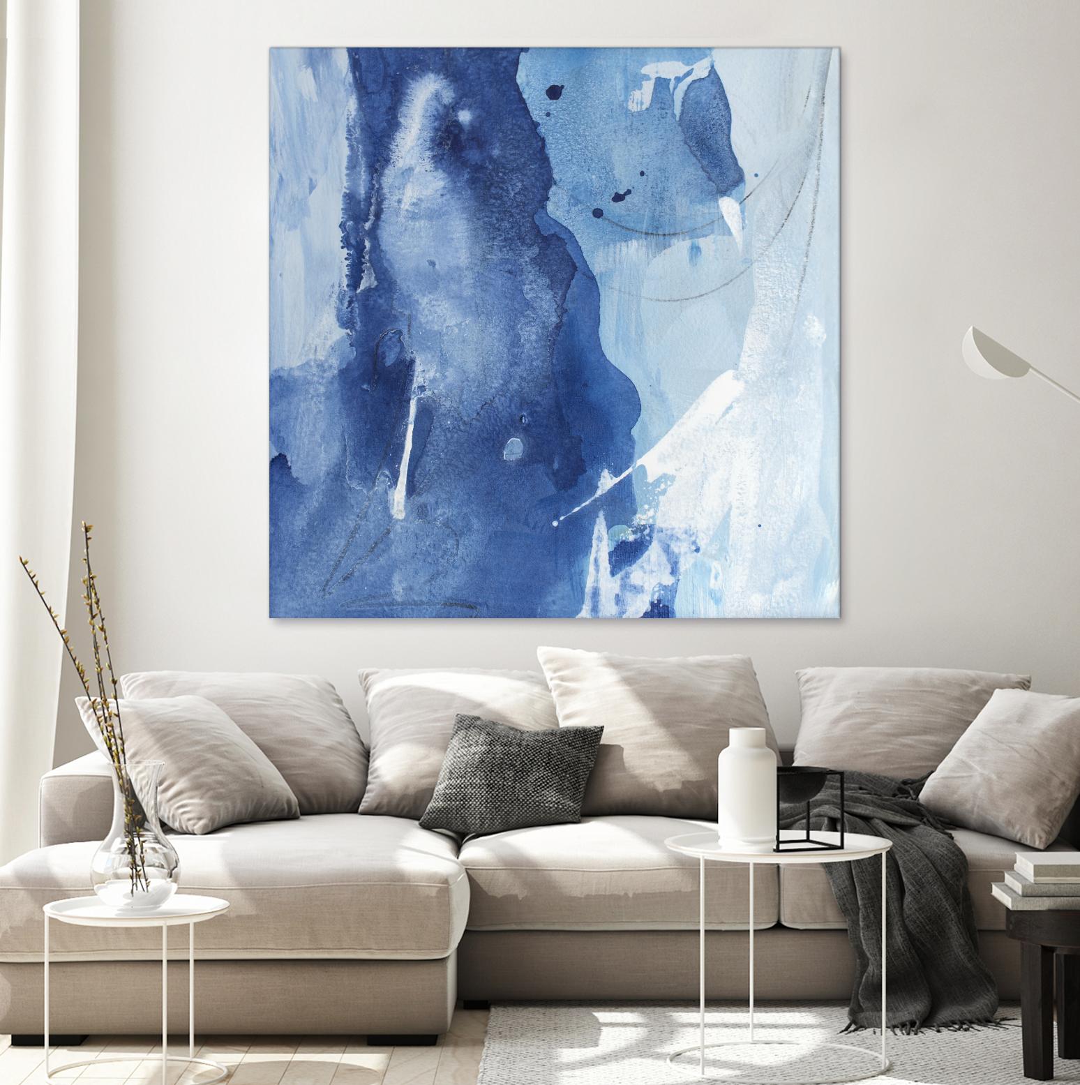 Coastal North I by Julia Contacessi on GIANT ART - blue abstract