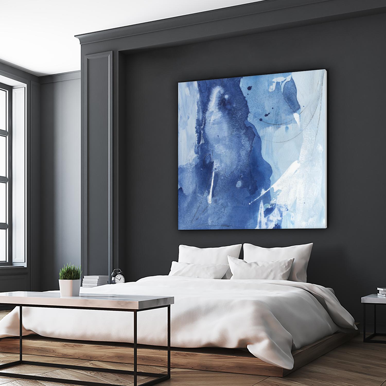 Coastal North I by Julia Contacessi on GIANT ART - blue abstract