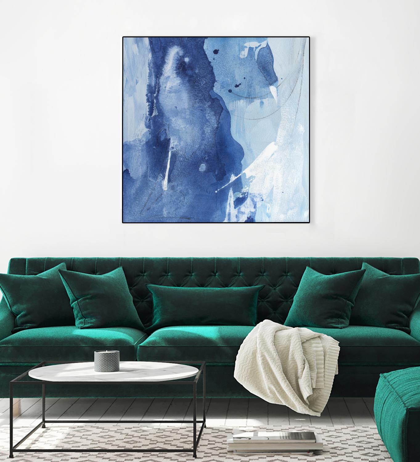 Coastal North I by Julia Contacessi on GIANT ART - blue abstract