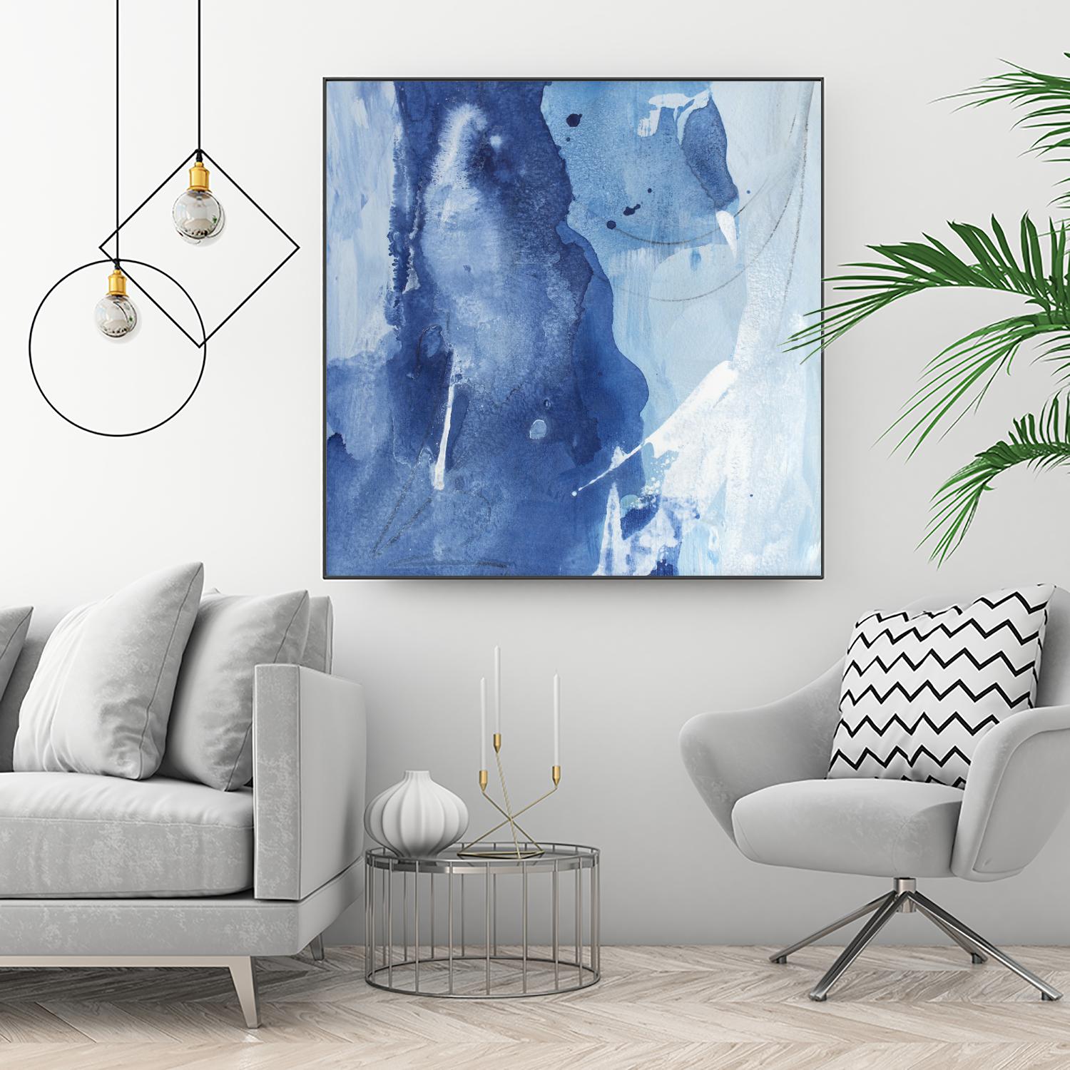 Coastal North I by Julia Contacessi on GIANT ART - blue abstract