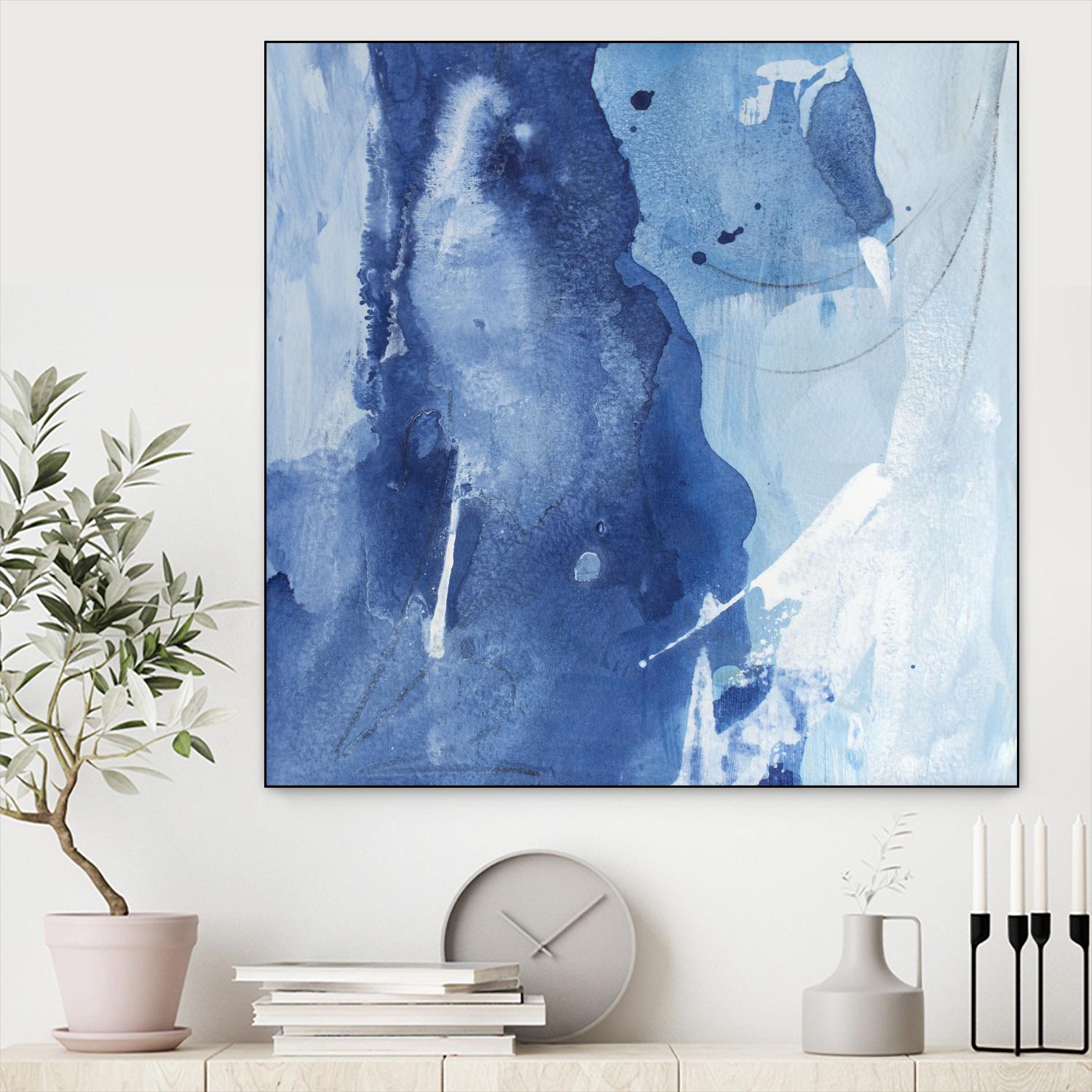 Coastal North I by Julia Contacessi on GIANT ART - blue abstract