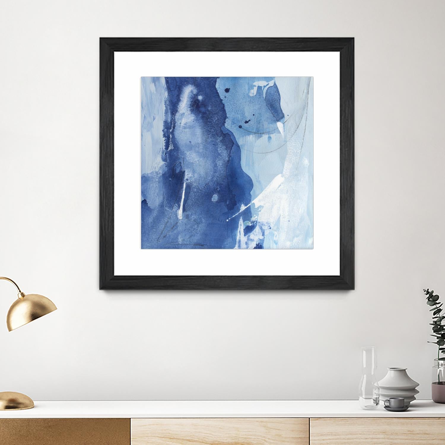 Coastal North I by Julia Contacessi on GIANT ART - blue abstract