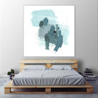 Aqua Stellar I by June Erica Vess on GIANT ART - blue abstract