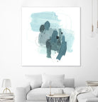 Aqua Stellar I by June Erica Vess on GIANT ART - blue abstract