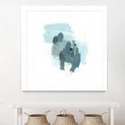 Aqua Stellar I by June Erica Vess on GIANT ART - blue abstract