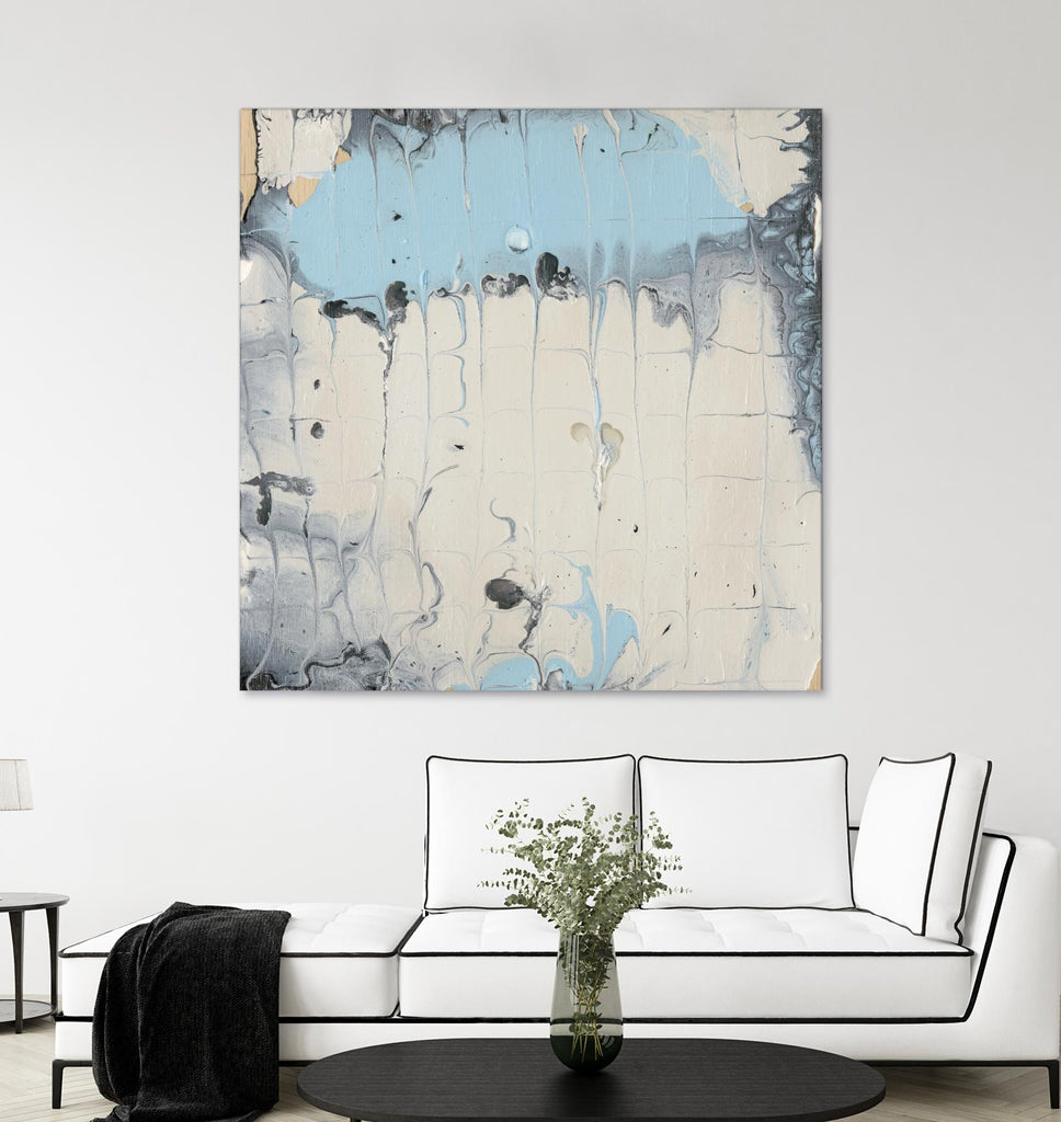 Rainmaker I by Alicia Ludwig on GIANT ART - blue abstract