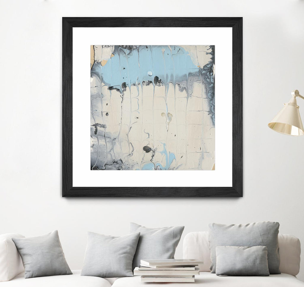 Rainmaker I par Alicia Ludwig sur GIANT ART - abstrait bleu