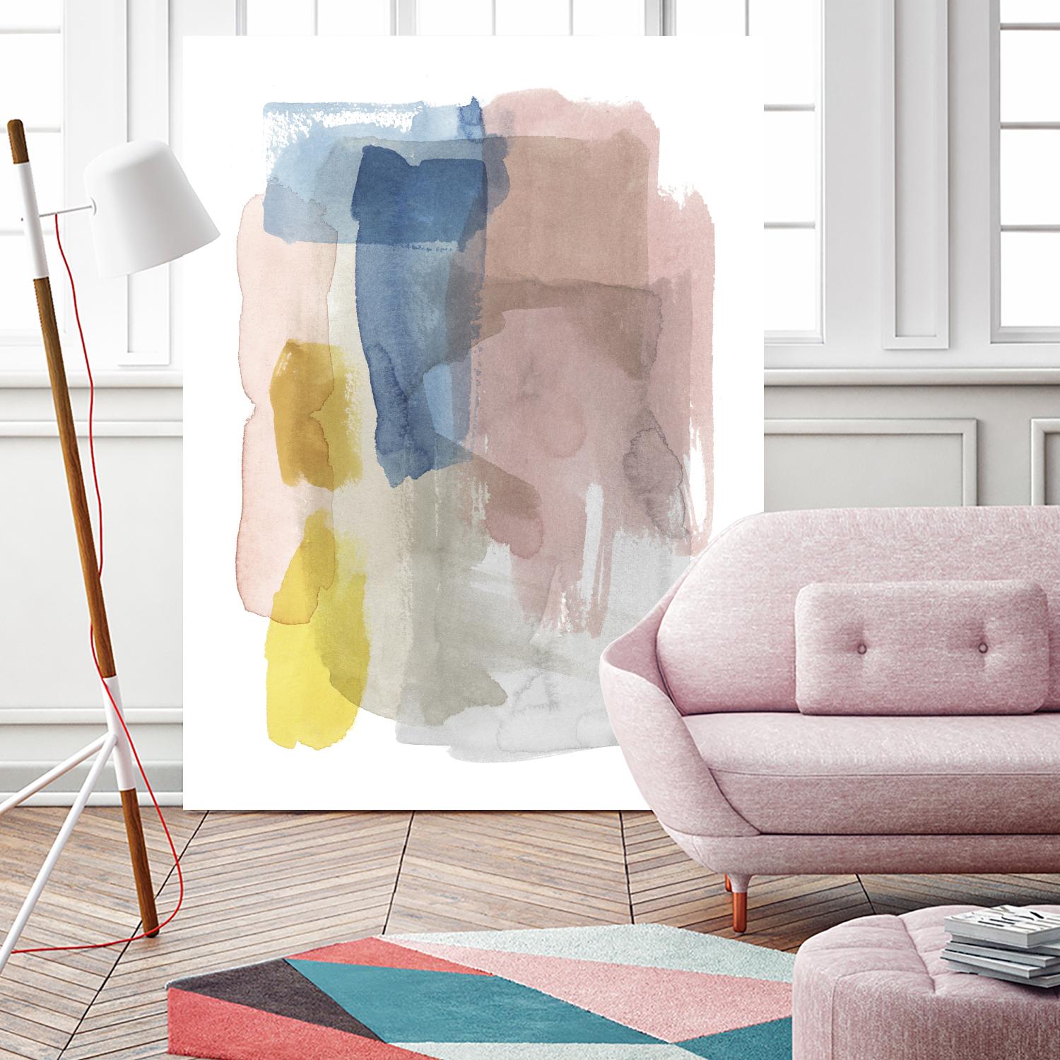 Puddle Pastel I by Grace Popp on GIANT ART - pastels abstract