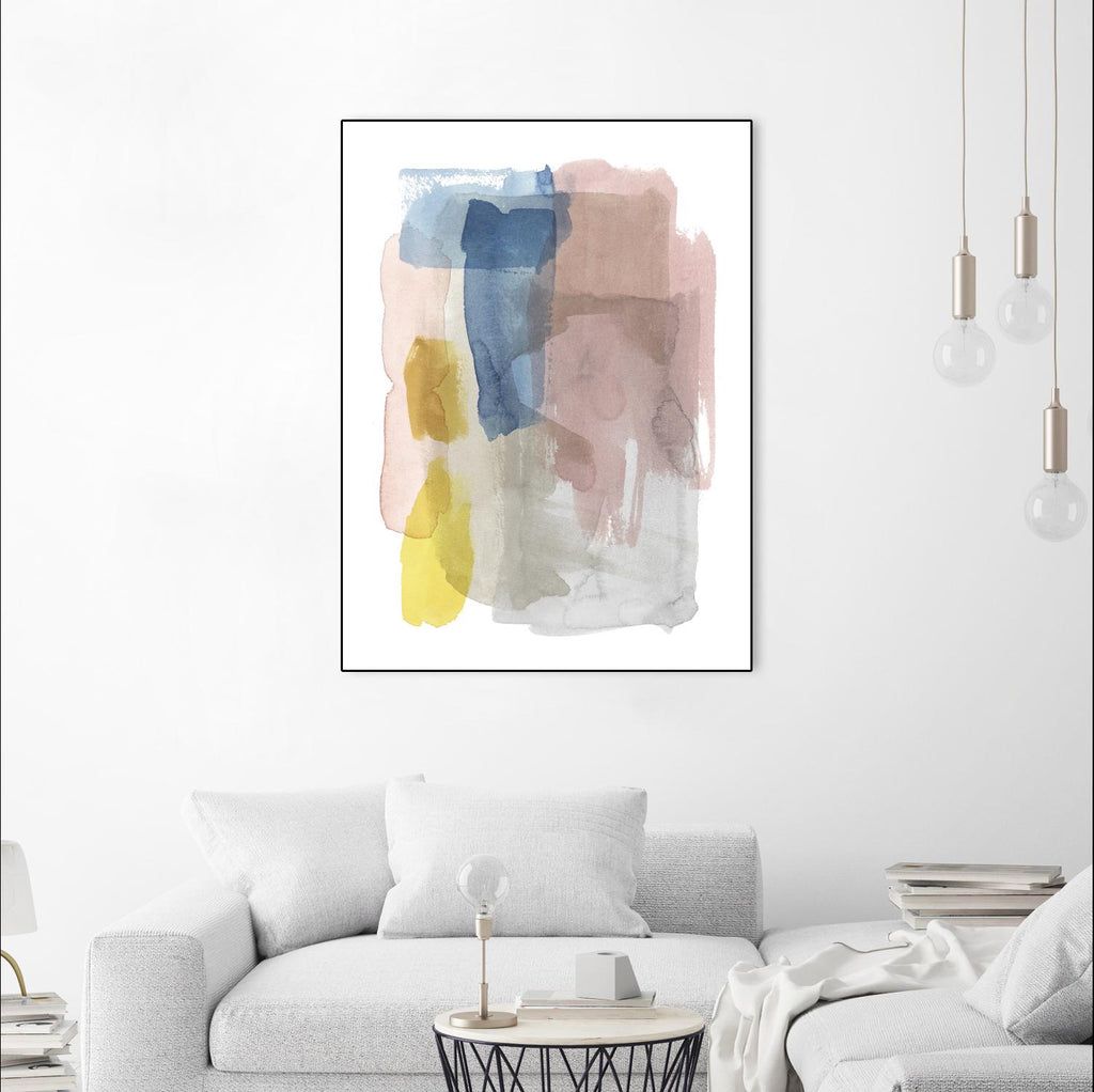 Puddle Pastel I de Grace Popp sur GIANT ART - pastels abstraits
