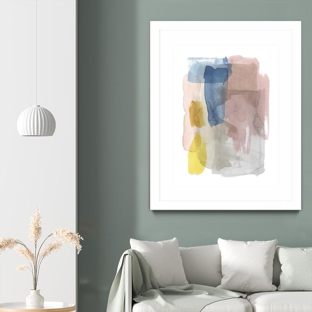 Puddle Pastel I de Grace Popp sur GIANT ART - pastels abstraits