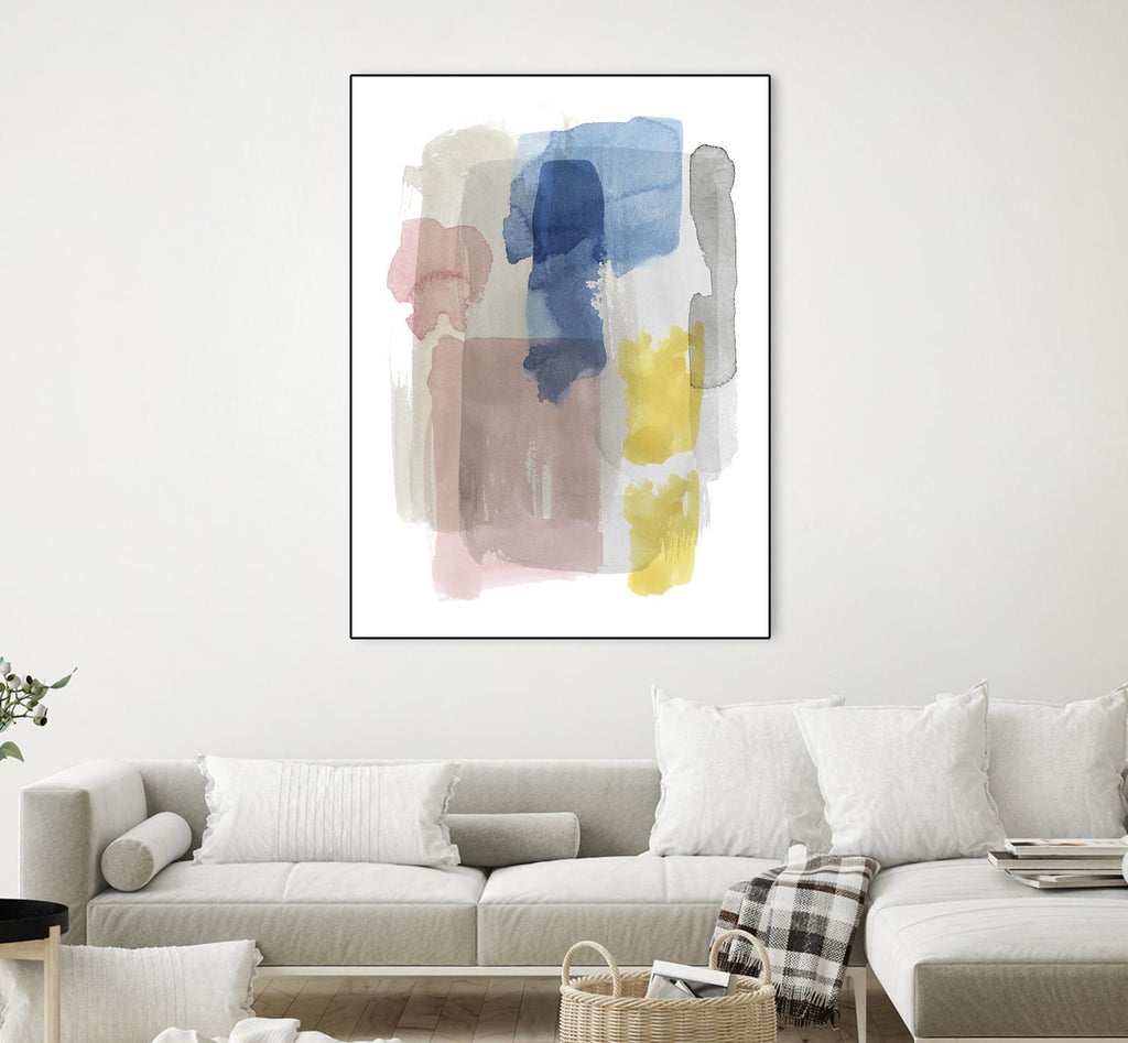 Puddle Pastel II de Grace Popp sur GIANT ART - pastels abstraits