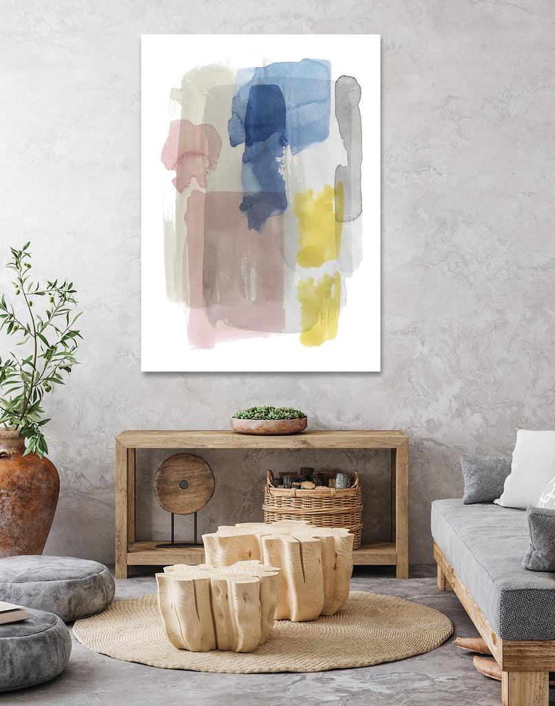 Puddle Pastel II de Grace Popp sur GIANT ART - pastels abstraits
