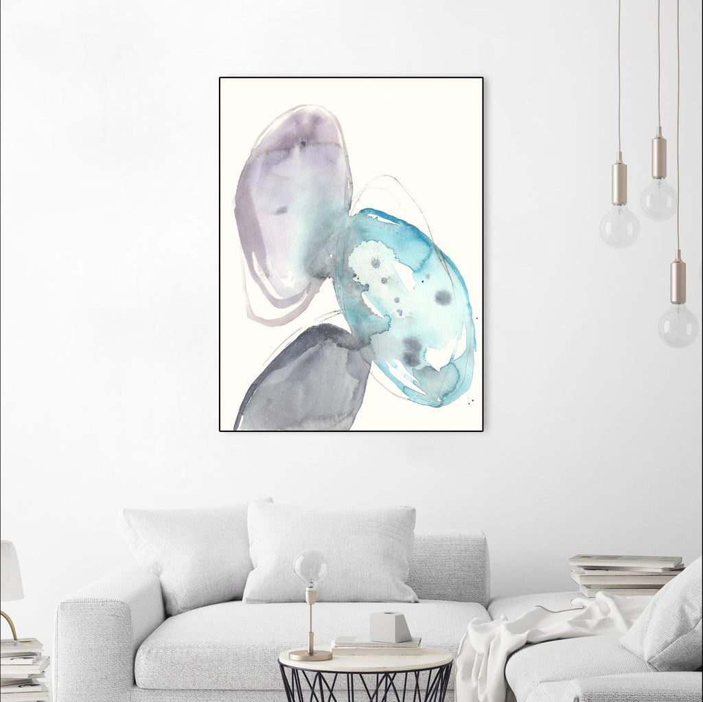 Orb Connection II by Jennifer Goldberger on GIANT ART - blue abstract