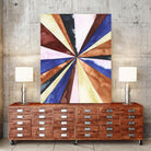 Desert Layers III by Grace Popp on GIANT ART - blue abstract