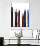 Desert Layers V by Grace Popp on GIANT ART - blue abstract