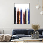 Desert Layers V by Grace Popp on GIANT ART - blue abstract